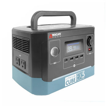 Wagan EL8835 Lithium Cube EX5 Power Station - 25.2V 504Wh