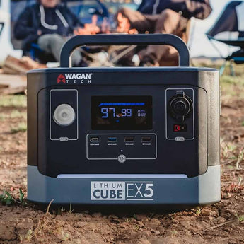 Wagan EL8835 Lithium Cube EX5 Power Station - 25.2V 504Wh