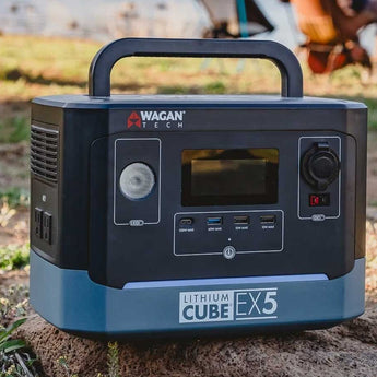 Wagan EL8835 Lithium Cube EX5 Power Station - 25.2V 504Wh