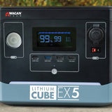 Wagan EL8835 Lithium Cube EX5 Power Station - 25.2V 504Wh