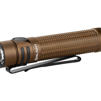 Olight Warrior Mini 3 Rechargeable LED Flashlight - 1750 Lumens - Includes 1 x 18650 - Black, Forest Gradient, Midnight Horizon, Desert Tan, or Zombie Green