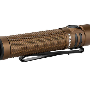 Olight Warrior Mini 3 Rechargeable LED Flashlight - 1750 Lumens - Includes 1 x 18650 - Black, Forest Gradient, Midnight Horizon, Desert Tan, or Zombie Green
