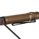 Olight Warrior Mini 3 Rechargeable LED Flashlight - 1750 Lumens - Includes 1 x 18650 - Black, Forest Gradient, Midnight Horizon, Desert Tan, or Zombie Green