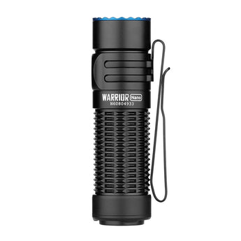 Olight Warrior Nano Rechargeable LED Flashlight - 1200 Lumens - Includes 1 x 18350 - Black or Red