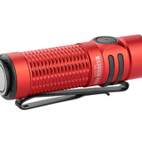 Olight Warrior Nano Rechargeable LED Flashlight - 1200 Lumens - Includes 1 x 18350 - Black or Red