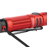 Olight Warrior Nano Rechargeable LED Flashlight - 1200 Lumens - Includes 1 x 18350 - Black or Red