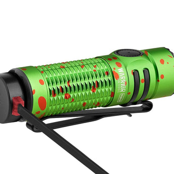 Olight Warrior Nano Rechargeable LED Flashlight - 1200 Lumens - Includes 1 x 18350 - Black or Red