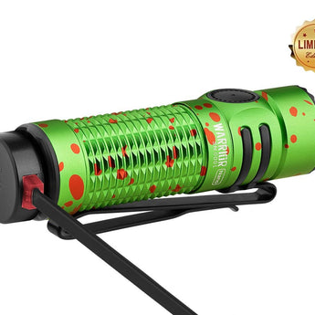 Olight Warrior Nano Rechargeable LED Flashlight - 1200 Lumens - Includes 1 x 18350 - Black or Red