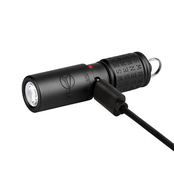 Olight I1R 2 Pro EOS Keychain Twist USB-C Rechargeable Flashlight - Cardinal Directions Edition - Chip Scale LED - 180 Lumens - Uses Built-In 130mAh Battery Pack - North, South, East, West and Center