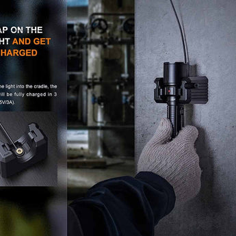 Fenix WF26R Rechargeable LED Flashlight - 3000 Lumens - Includes 1 x 21700