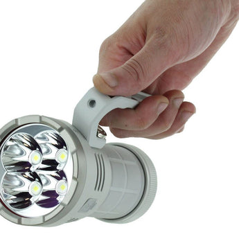 Fitorch P200 USB-C Rechargeable LED Search Light - 14000 Lumens - Includes 1 x 3.6V 24000mAh 46800 - Black or White