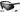 Wiley X Saber Advanced Changeable Sunglasses with High Velocity Protection - Matte Black Frame with Smoke Grey - Light Rust - Vermillion Lens Kit with Rx Insert (309RX)