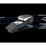 QuiqLite X USB Rechargeable UV and White LED Light - 75 Lumens - 385nm - Uses Built-in Li-ion Battery Pack