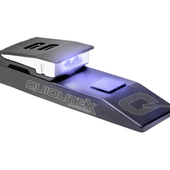 QuiqLite X USB Rechargeable UV and White LED Light - 75 Lumens - 385nm - Uses Built-in Li-ion Battery Pack