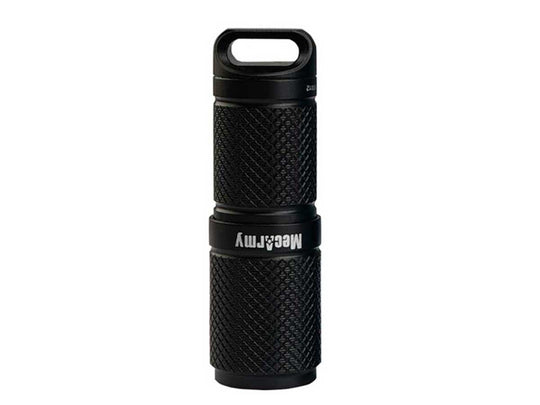 MecArmy X4S Rechargeable Mini LED Flashlight - CREE XP-G2 - 130 Lumens - Includes 1 x 10180 - PVD Black