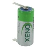 Xeno XL-055F 2/3AA 1650mAh 3.6V Lithium Thionyl Chloride (Li-SOCl2) Battery with Terminal Options