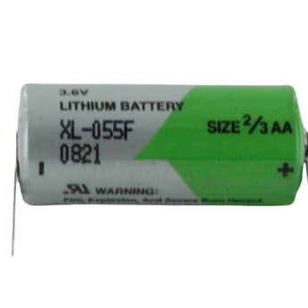 Xeno XL-055F 2/3AA 1650mAh 3.6V Lithium Thionyl Chloride (Li-SOCl2) Battery with Terminal Options
