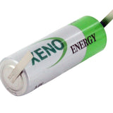 Xeno XL-100F A-cell 3600mAh 3.6V Lithium Thionyl Chloride (Li-SOCl2) Battery with T1, T2, T3, or T3R Tabs - Bulk