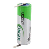 Xeno XL-100F A-cell 3600mAh 3.6V Lithium Thionyl Chloride (Li-SOCl2) Battery with T1, T2, T3, or T3R Tabs - Bulk