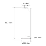 Xeno XL-100F A-cell 3600mAh 3.6V Lithium Thionyl Chloride (Li-SOCl2) Battery with T1, T2, T3, or T3R Tabs - Bulk