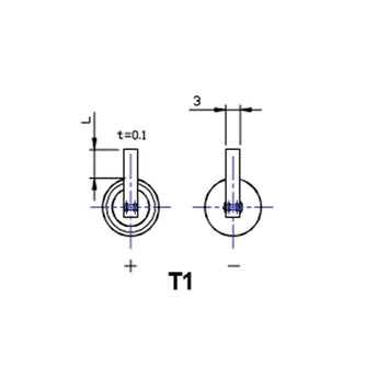 Xeno XL-145F-T1 C-cell 8500mAh 3.6V Lithium Thionyl Chloride (LiSOCI2) Battery with T1 Tabs - Bulk
