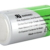 Xeno XL-205F D-cell 19000mAh 3.6V Lithium Thionyl Chloride (Li-SOCl2) Button Top or Battery with Tabs - Bulk