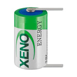 Xeno XLP-050F 1/2AA 1200mAh 3.6V High Pulse Lithium Thionyl Chloride (LiSOCI2) - Various Terminal Options