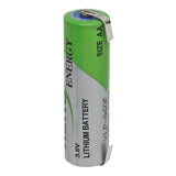Xeno XLP-060F AA 2400mAh 3.6V High Pulse Lithium Thionyl Chloride (LiSOCI2) Battery with Terminal Options