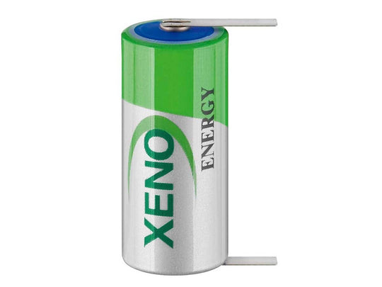 Xeno XL-055F 2/3AA 1650mAh 3.6V Lithium Thionyl Chloride (Li-SOCl2) Battery with Terminal Options - Bobbin Wound
