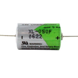 Xeno XL-050F-AX 1/2AA 1200mAh 3.6V 1.2A Lithium Thionyl Chloride (LiSOCI2) Battery with Axial Leads - Bulk