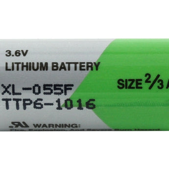 Xeno XL-055F 2/3AA 1650mAh 3.6V Lithium Thionyl Chloride (LiSOCI2) Button Top Battery - Bulk