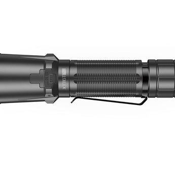 Klarus XT11GT Pro V2.0 USB-C Rechargeable Tactical LED Flashlight - Luminus SST-70 - 3300 Lumens - Uses 2 x CR123A or 1 x 18650 (Included) - Black or Wolf Grey