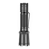 Klarus XT11GT Pro V2.0 USB-C Rechargeable Tactical LED Flashlight - Luminus SST-70 - 3300 Lumens - Uses 2 x CR123A or 1 x 18650 (Included) - Black or Wolf Grey
