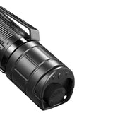 Klarus XT11GT Pro V2.0 USB-C Rechargeable Tactical LED Flashlight - Luminus SST-70 - 3300 Lumens - Uses 2 x CR123A or 1 x 18650 (Included) - Black or Wolf Grey