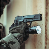 Klarus XT11GT Pro V2.0 USB-C Rechargeable Tactical LED Flashlight - Luminus SST-70 - 3300 Lumens - Uses 2 x CR123A or 1 x 18650 (Included) - Black or Wolf Grey