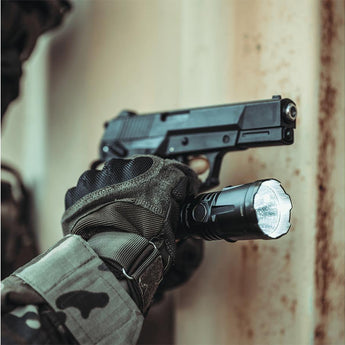 Klarus XT11GT Pro V2.0 USB-C Rechargeable Tactical LED Flashlight - Luminus SST-70 - 3300 Lumens - Uses 2 x CR123A or 1 x 18650 (Included) - Black or Wolf Grey