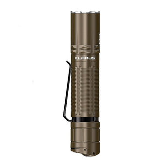 Klarus XT2CR Pro USB-C Rechargeable LED Flashlight - 2100 Lumens - CREE XHP35 HD - Uses 1 x 18650 (Included) or 2 x CR123A - Black, Desert Tan, Matte Sand, Wolf Grey, or OD Green
