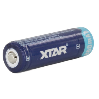 XTAR 14500 800mAh 3.7V Protected Lithium Ion (Li-ion) Button Top Battery - Boxed