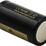 Xtar IMR 18350 850mAh 3.7V Protected High-Drain 4.25A Lithium Manganese (LiMn2O4) Button Top Battery - Boxed