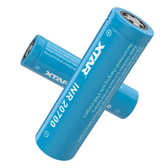 XTAR Molicel INR 20700 3000mAh 3.6V Unprotected High-Drain 35A Lithium Ion (Li-ion) Flat Top Battery