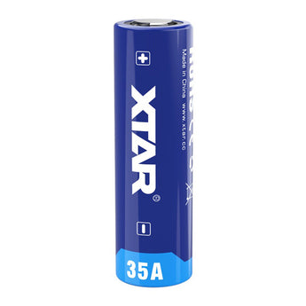 XTAR INR 21700 3750mAh 3.7V Unprotected High-Drain 35A Lithium Ion (Li-ion) Flat Top Battery
