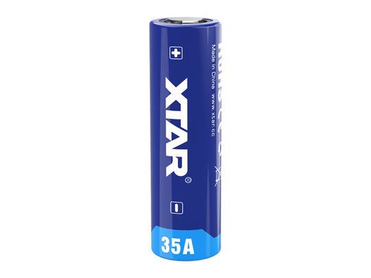 XTAR INR 21700 3750mAh 3.7V Unprotected High-Drain 35A Lithium Ion (Li-ion) Flat Top Battery
