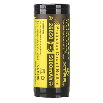 XTAR 26650 Battery - Standing Shot