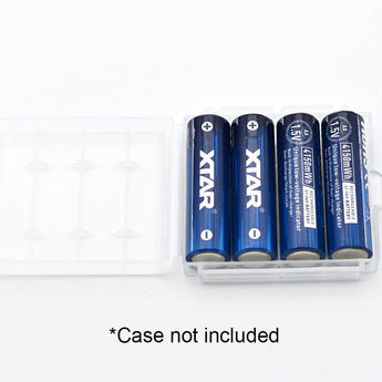 XTAR AA 2500mAh / 4150mWh 1.5V Rechargeable Protected Lithium-Ion Lithium Nickel Manganese Cobalt Oxide (LiNiCoMnO2) Button Top Battery - Bulk