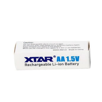XTAR AA 2000mAh / 3300mWh 1.5V Rechargeable Protected Lithium-Ion Lithium Nickel Manganese Cobalt Oxide (LiNiCoMnO2) Button Top Battery - Bulk