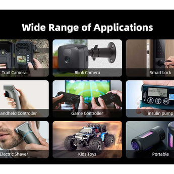 XTAR AAA 1000mAh / 1620mWh 1.5V Rechargeable Protected Lithium-Ion Lithium Nickel Manganese Cobalt Oxide (LiNiCoMnO2) Button Top Battery - Bulk