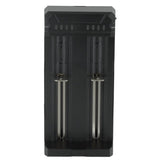 XTAR FC2 2-Channel Smart Charger for Li-ion, Ni-Cd, and NiMH Batteries - Includes Micro-USB Cable