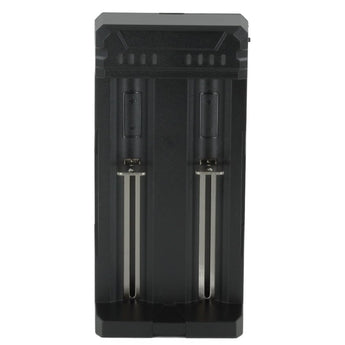 XTAR FC2 2-Channel Smart Charger for Li-ion, Ni-Cd, and NiMH Batteries - Includes Micro-USB Cable