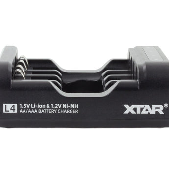 XTAR L4 4-Bay Smart Charger for NiMH and Li-ion AA and AAAs