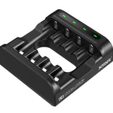 XTAR L4 4-Bay Smart Charger for NiMH and Li-ion AA and AAAs